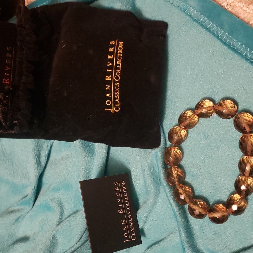 (New not used) Joan Rivers crystal bracele
